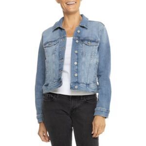 Womens Small Lucky Brand Jean Jacket Tomboy Trucker